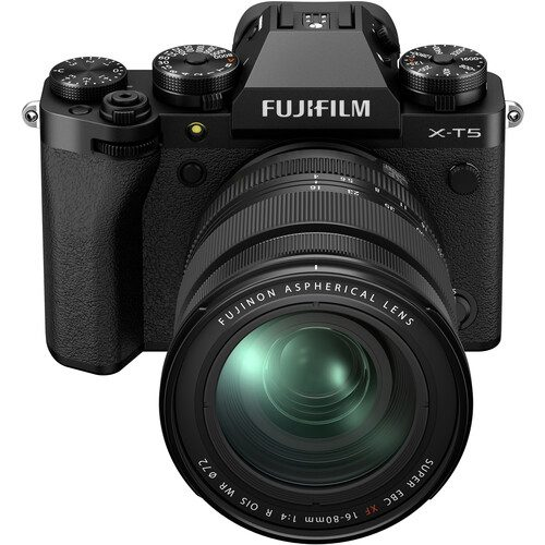 FUJIFILM X-T5 Mirrorless Camera with 16-80mm f4 Lens